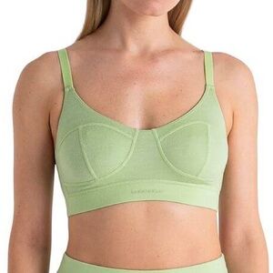 Icebreaker Queens Clasp bra, green